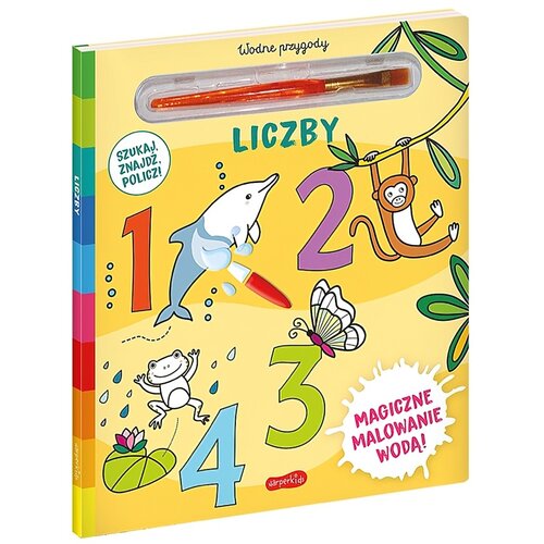 Książka z zadaniami Akademia Mądrego Dziecka. Wodne przygody Liczby (twarda okładka)