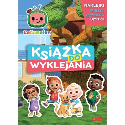 Książka z naklejkami Cocomelon (miękka okładka)