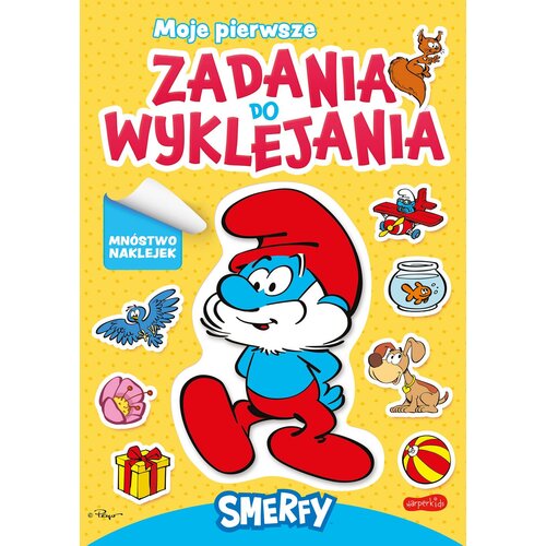 Naklejanka Smerfy Moje pierwsze zadania do wyklejania