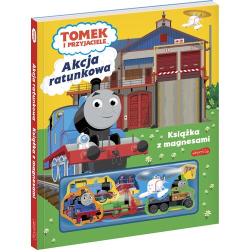 Książka z magnesami Tomek i przyjaciele Akcja ratunkowa (twarda okładka)