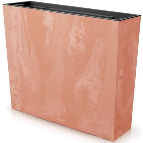 Doniczka PROSPERPLAST Urbi Case Beton Effect (77 x 68.5 x 23.5 cm) 100L Pomarańczowy