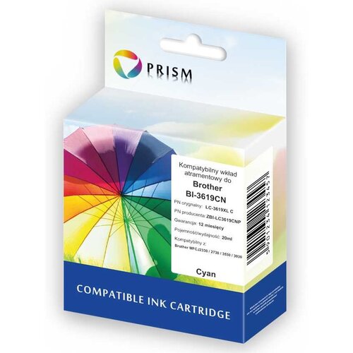 Tusz PRISM do Brother LC-3619XL 20 ml Błękitny ZBI-LC3619CNP