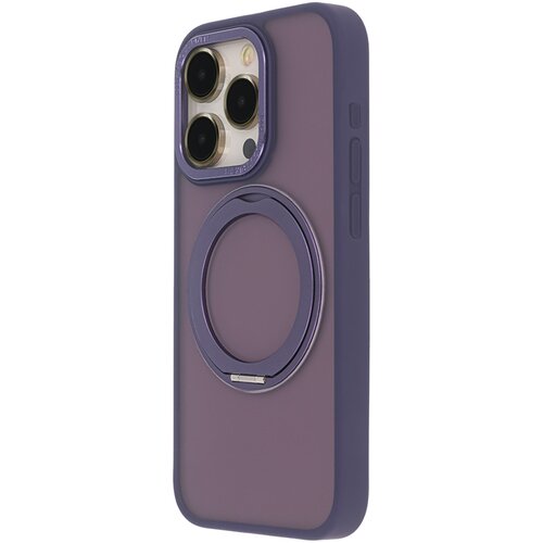 Etui TECTO SHIELD Secure Spinning Mag do Apple iPhone 15 Pro Max Fioletowy