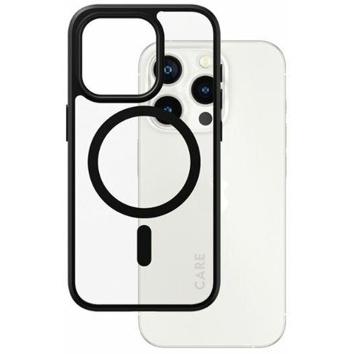 Etui PANZERGLASS Care Urban Combat Case MagSafe do Apple iPhone 15 Pro Przezroczysto-czarny