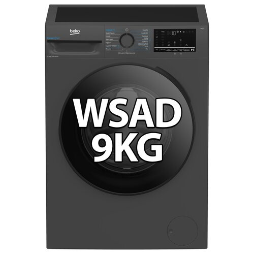Pralka BEKO b300 XBM3WFU49415M EnergySpin SteamCure kl.A 9kg 1400 obr.