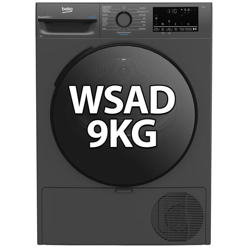 Suszarka BEKO b300 XBM3T49249M z pompą ciepła 9kg EcoGentle Prosmart