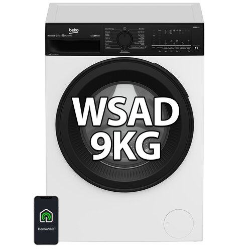 Pralka BEKO B5WFT694111WBPBB bPRO 500 9kg 1400 obr AquaWave