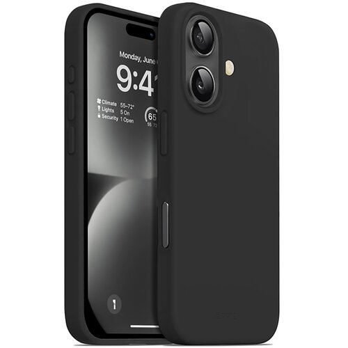 Etui CRONG Color Cover do Apple iPhone 16 Czarny