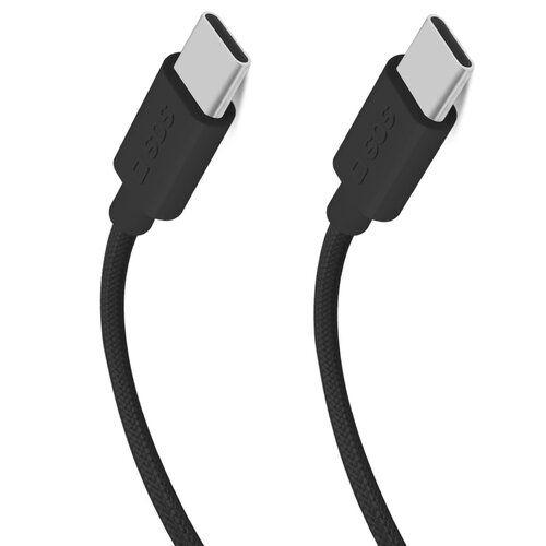 Kabel SBS USB-C - USB-C 60W 1.5m Czarny
