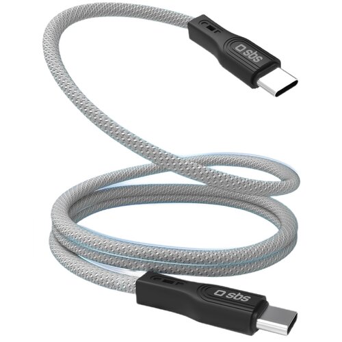 Kabel USB-C - USB-C SBS 60W 1 m Szary