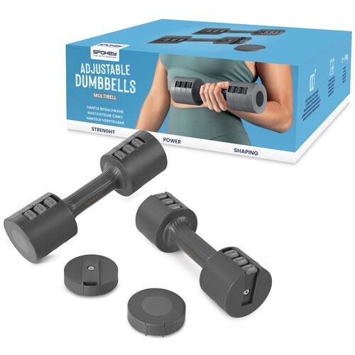 Zestaw hantli SPOKEY Multibell (2 x 2.5 kg)