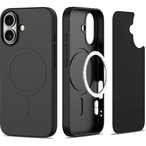 Etui TECH-PROTECT AirCon MagSafe do Apple iPhone 16 Plus Czarny