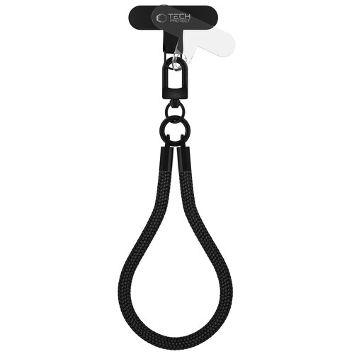 Smycz do telefonu TECH-PROTECT C3S Rope Wrist Strap Czarny