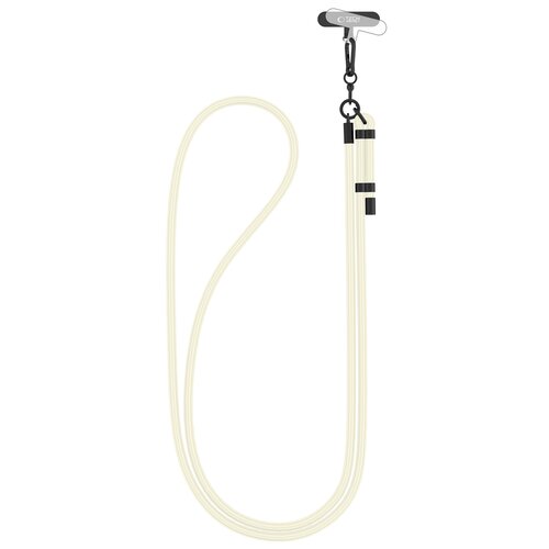 Smycz do telefonu TECH-PROTECT C1S Rope Crossbody Strap Kremowy