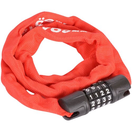 Zapięcie rowerowe VÖGEL VZP-42432R Łańcuch Czerwony