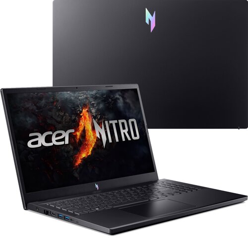 Laptop ACER Nitro V 15 ANV15-41 15.6" IPS 144Hz R5-7535HS 16GB RAM 512GB SSD GeForce RTX2050 Windows 11 Home