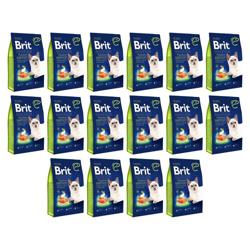 Karma dla kota BRIT Premium By Nature Sterilized Łosoś 16 x 1.5 kg