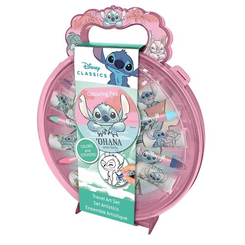 Zestaw kreatywny KIDS EUROSWAN Podróżny zestaw artystyczny Stitch ST00030