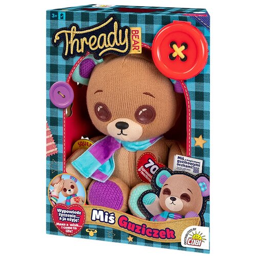 Maskotka COBI Thready Bear Miś Guziczek MO-23001