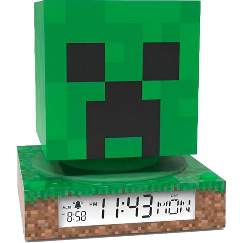Budzik z lampką nocną KIDS EUROSWAN Minecraft MIN3020
