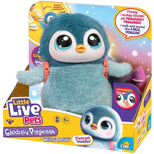 Zabawka interaktywna COBI Little Live Pets Chodzący Pingwinek MO-26535