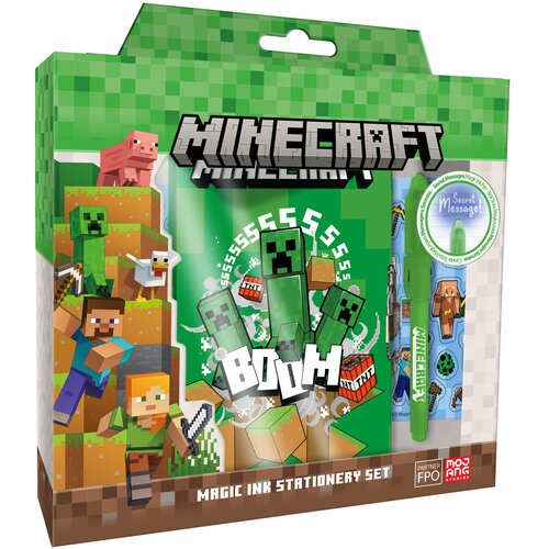 Pamiętnik KIDS EUROSWAN Minecraft z magicznym długopisem MC00041