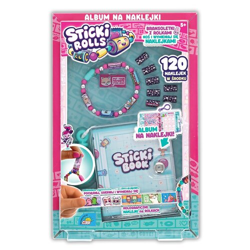 Zestaw kreatywny COBI Sticky Rolls + Album SCT-SR200