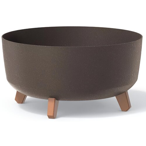 Doniczka PROSPERPLAST Gracia Low Eco Wood DGRL400LW-4625W 14.3L Brązowy