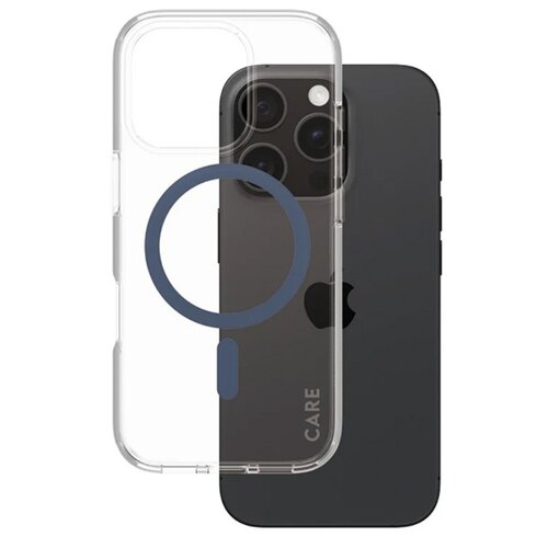 Etui PANZERGLASS Flagship MagSafe do Apple iPhone 16 Pro Przezroczysto-niebieski