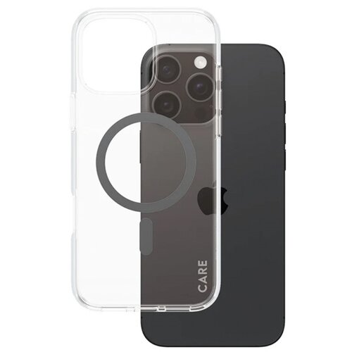 Etui PANZERGLASS Flagship MagSafe do Apple iPhone 16 Pro Max Przezroczysto-czarny