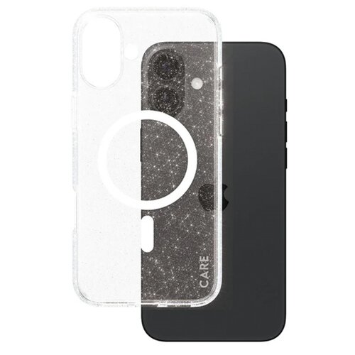 Etui PANZERGLASS Flagship Star Lit MagSafe do Apple iPhone 16 Plus Przezroczysto-biały