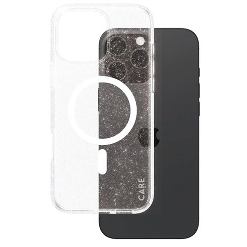 Etui PANZERGLASS Flagship Star Lit MagSafe do Apple iPhone 16 Pro Max Przezroczysto-biały