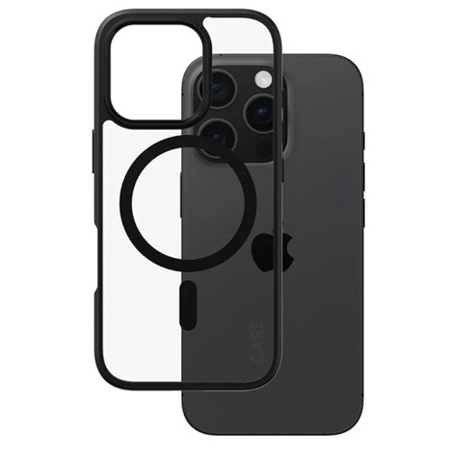 Etui PANZERGLASS Flagship Urban MagSafe do Apple iPhone 16 Pro Przezroczysto-czarny