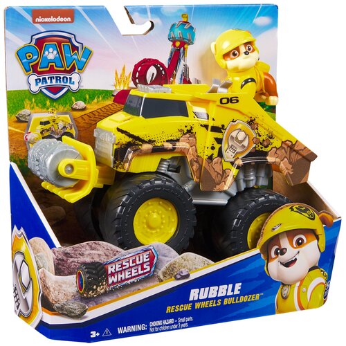 Pojazd SPIN MASTER Psi Patrol Rescue Wheels Rubble 6069304