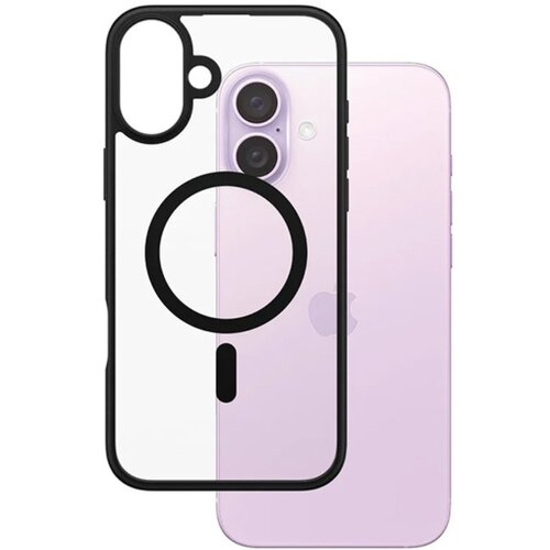 Etui PANZERGLASS HardCase MagSafe do Apple iPhone 16 Plus Przezroczysto-czarny