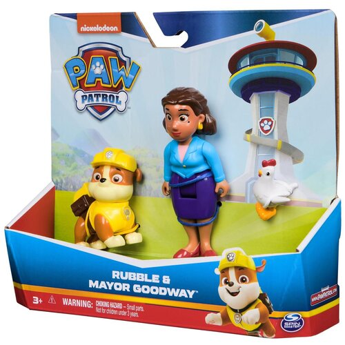 Zestaw figurek SPIN MASTER Psi Patrol Rubble i burmistrz Goodway 6070749