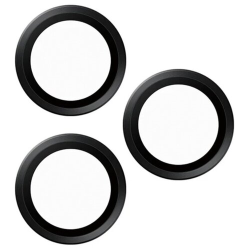 Szkło hartowane na obiektyw PANZERGLASS Hoops do Apple iPhone 16 Pro/16 Pro Max Czarny