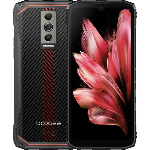 Smartfon DOOGEE Blade 10 4/128GB 6.56" 90Hz Czarno-czerwony