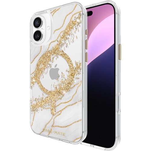 Etui CASE-MATE Karat MagSafe do Apple iPhone 16 Plus Złoty