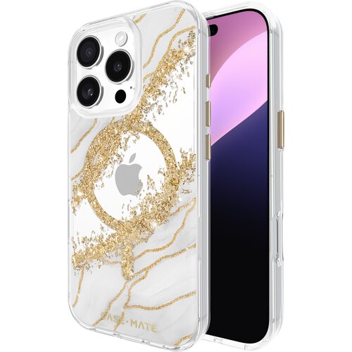 Etui CASE-MATE Karat MagSafe do Apple iPhone 16 Pro Złoty