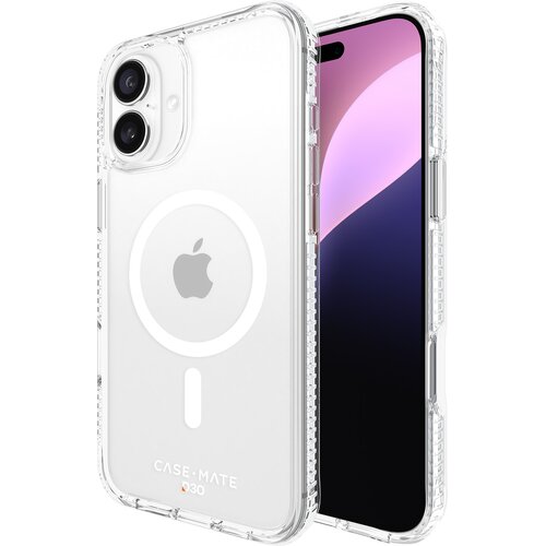 Etui CASE-MATE Tough D3O MagSafe do Apple iPhone 16 Plus Przezroczysty