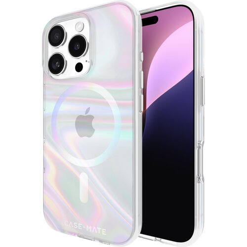 Etui CASE-MATE Soap Bubble MagSafe do Apple iPhone 16 Pro Wielokolorowy
