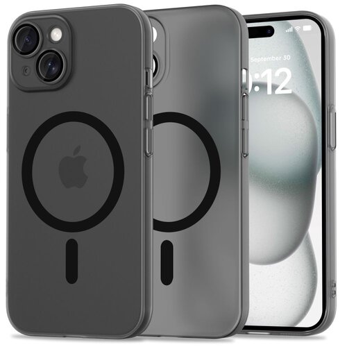 Etui TECH-PROTECT MagSlim Magsafe do Apple iPhone 15 Czarny matowy