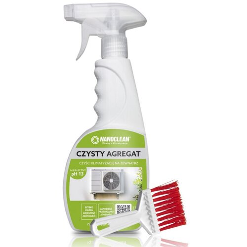 Płyn do czyszczenia NANOCLEAN Czysty Agregat 4Home NK44GT500B + Szczotka 500 ml