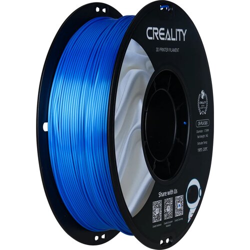 Filament CREALITY CR-Silk PLA, Średnica 1.75 mm, 1 kg (1 szt.), Niebieski