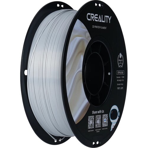 Filament CREALITY CR-Silk PLA, Średnica 1.75 mm, 1 kg (1 szt.) Srebrny