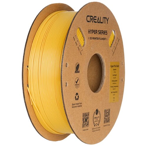 Filament CREALITY Hyper PLA, Średnica 1.75 mm, 1 kg Żółty