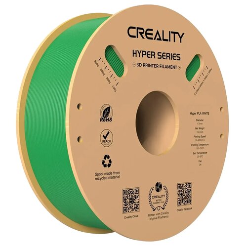 Filament CREALITY Hyper PLA, Średnica 1.75 mm, 1 kg Zielony