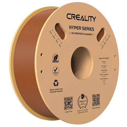 Filament CREALITY Hyper PLA, Średnica 1.75 mm, 1 kg Brązowy