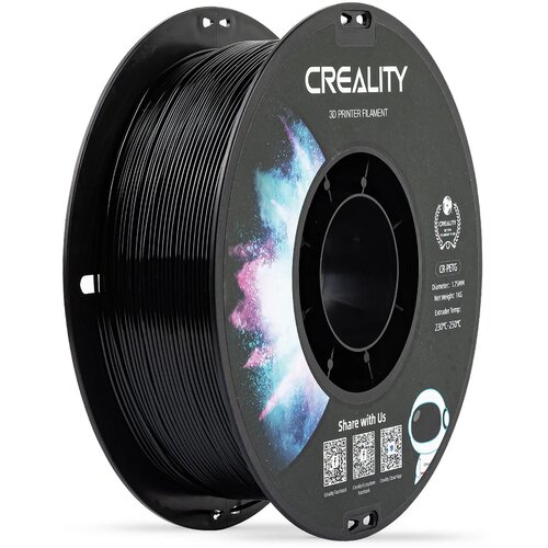 Filament CREALITY CR-PETG, Średnica 1.75 mm, 1 kg Czarny